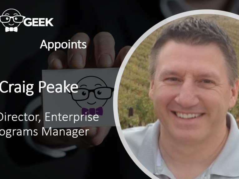 AMS Geek Appoints Craig Peake Senior Director, Enterprise Programs Manager